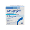 MALIPAFED SOL. INJ. IV 2.5MG/ML C x 1 AMP. 5ML